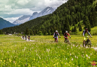 WOW Riding Italy donne in bici Canazei