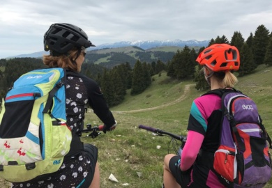 donne in bici alla Lessinia Legend