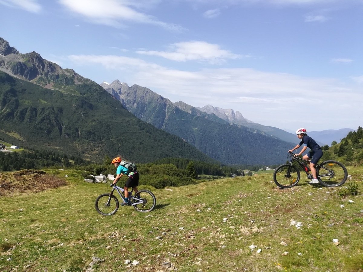 Passo del Tonale in mountain bike